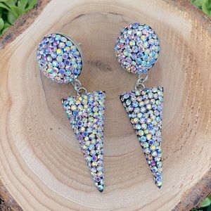 ⚡️Flash Sale⚡️ Gorgeous Silver925 and rhinestone handcrafted earrings